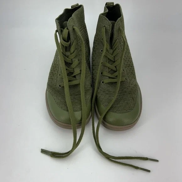 SUAVS Shoes Womens Size 9 Zilker Olive Green Knit High Top Lightweight Sneakers - Picture 11 of 15